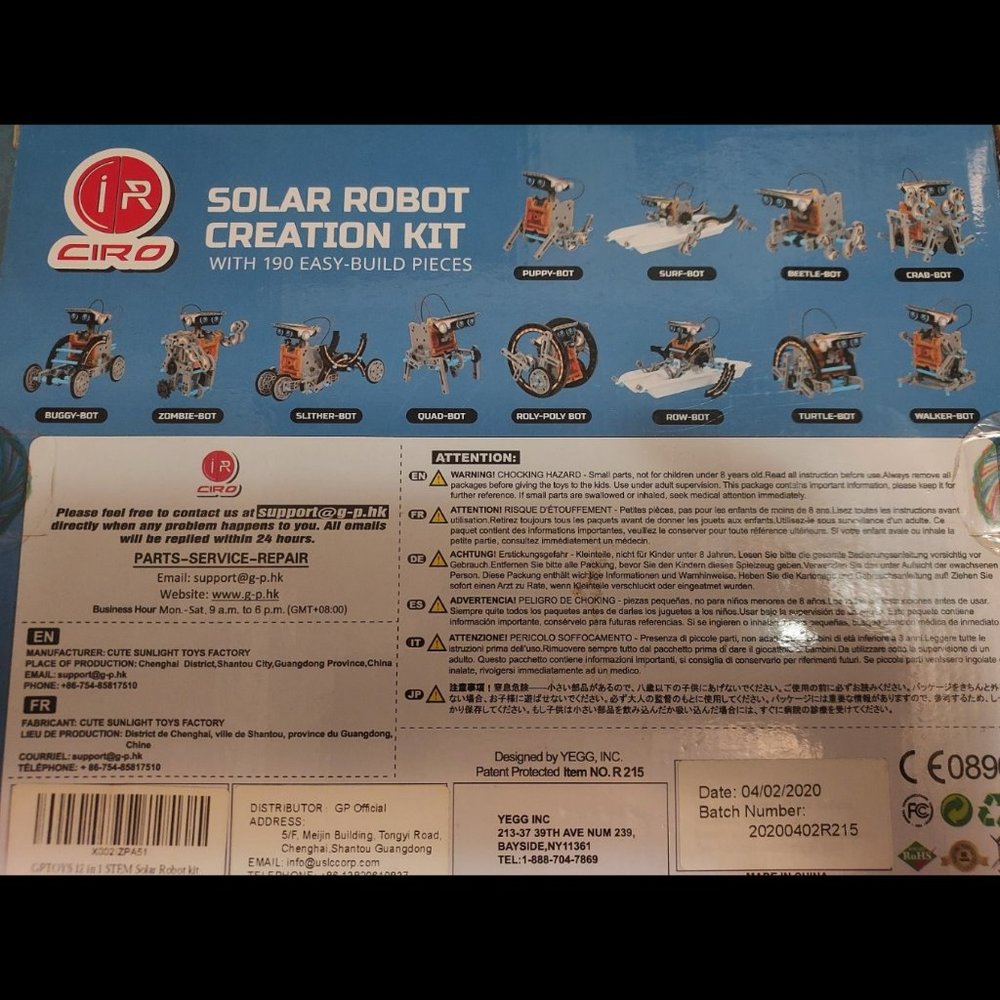 SOLAR ROBOT CREATION KIT - Picture 2 of 5